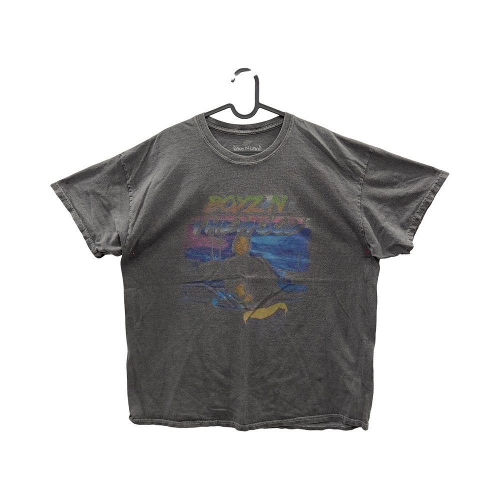 Boyz N The Hood T-Shirt Men Size L Black Acid Gray Movie Theme Graphic Cotton
